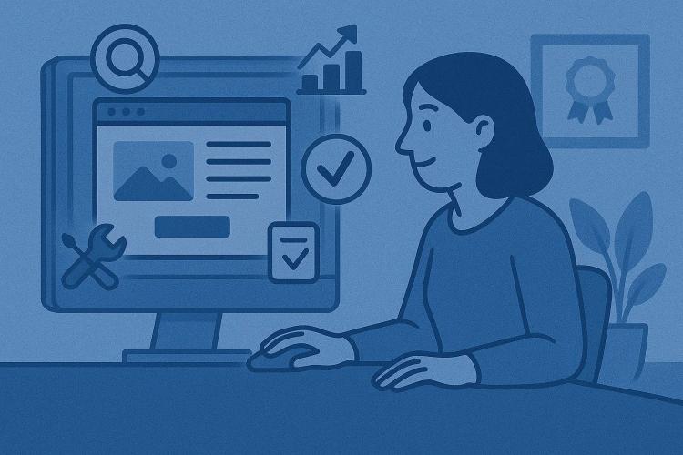  una persona mirando una pantalla